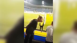 Bully Karen  Attacks Man and Spits In His Face at Soccer Game!