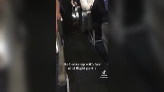 She Starts Screaming Uncontrollably After Her Boyfriend Broke up With Her Mid Flight