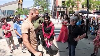 Trans girl attack preacher