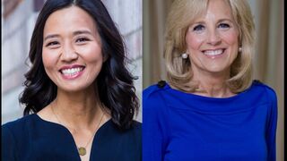 Jill Biden and Boston Mayor Michelle Wu are celebrating an ANTI-WHITE Christmas