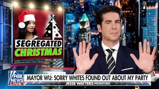 Jill Biden and Boston Mayor Michelle Wu are celebrating an ANTI-WHITE Christmas