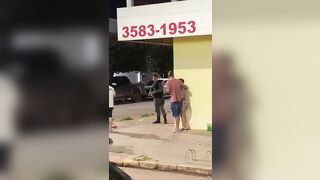Guy Swings at Police Officer For Trying to Arrest Him .. Bad Idea