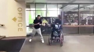 Paralyzed Student in Wheelchair Gets Assaulted by Another Student