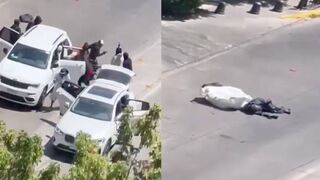 Gang Members Get into a Wild Shootout with Police after Armed Robbery