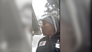 Karen Calls The Police On Guy Doing His Job Then Proceeds To Act Frantic During Call