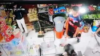 Dude Accidentally Shoots a Guy in the Chest During a Robbery