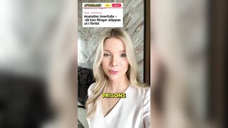 A Swedish girl says"As a result of immigration we have lawless zones where the police