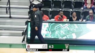 Cheerleader Thrown Out of a Game for Going After a Player She Thought Touched Her.