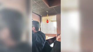 Masked woman in Denver restaurant scream hysterically and demand that cops are called