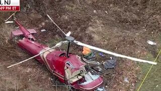 BREAKING: Two helicopters collided and crashed in southern New Jersey, killing one pe