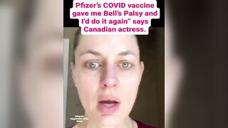 Mental Patient Actress Shows off Horrific Side Effects from Vaccine. "Id do it again"