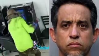 Florida man smash gambling machines with a sledgehammer after losing $3800