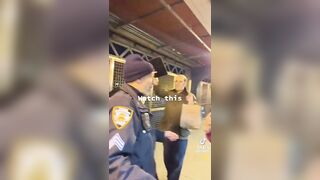 NYPD Cop Pepper Sprays Man For Recording Him!