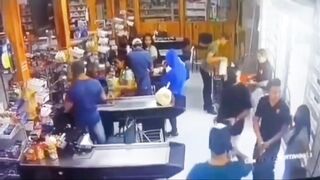 Man Randomly Starts Shooting People at a Supermarket!