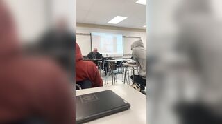 Teacher Caught Focused on a Chick’s Anatomy, Forgets Device is Still Connected
