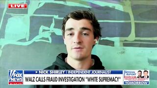 Governor Tim Walz calls the Minnesota fraud investigation "white supremacy."