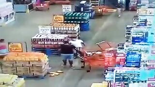 Karen Kept Bumping Man With Her Cart Repeatedly and Then This Happened!
