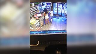 Liquor Store Employee Lets Her Guard Down After Being Suspicious of Customers