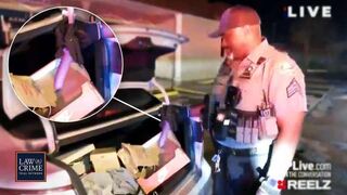 Traffic Stop Turns Awkward When Officer Searches Woman's Car! (Why u wear Gloves)