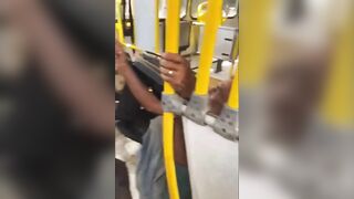 WTF: Wheelchair Fight on The Bus Ends Quickly!