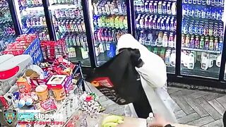 Gunman in Hazmat Suit & Mask Wanted For A String of Robberies & Murder!