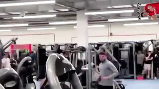 Brawl Breaks Out at a Gym ...Knife Gets Pulled Out!