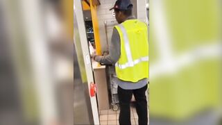 Angry Karen Spits in McDonald's Workers Face For Taking too Long.
