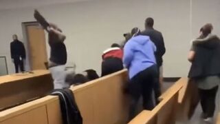 Brawl Breaks Out in Court Between Families!