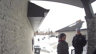 Young Capitalism! 2 Kids Shoveling Snow For Money "We Gonna Be Rich"