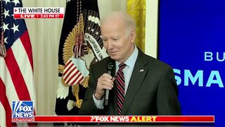 Dementia Joe Goes into Rant about Ice Cream While Talking School Shootings