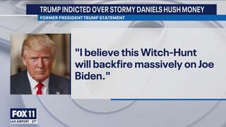 Donald Trump Responds To Indictment! "This Witch-Hunt Will Backfire Massively"