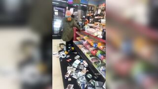 Addict Has a Meltdown Trying to Escape from the Store she got Caught Stealing In