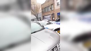 NYPD Officer Gets Shot in Broad Daylight While Chasing Suspect in Jamaica, Queens NY