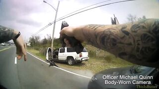 Man Unloads Weapon on Cops During Traffic Stop