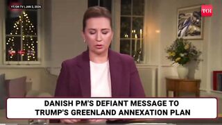 Denmark’s PM Mette Frederiksen Responds to Trump on Greenland.