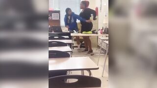 High School Student Fights Substitute Teacher For Taking Her Phone!