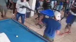 Drunk Moron Takes on Guy with a Shotgun... Loses