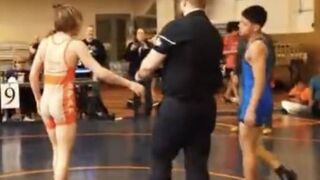 POOR SPORT: Wrestler Sucker Punches His Opponent After Losing a Match! (Banned)