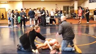POOR SPORT: Wrestler Sucker Punches His Opponent After Losing a Match! (Banned)
