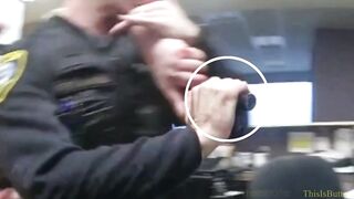 Madman Walks Into Police Station Grabs a Hole Punch as a Weapon to Assault Cop