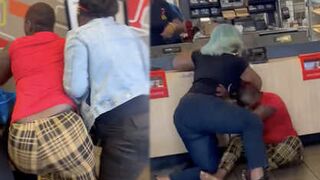 Customers & Employees Fight Inside a McDonald’s in Georgia