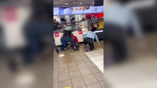 Customers & Employees Fight Inside a McDonald’s in Georgia