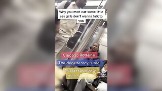 Grown Man Threatens Teen Girls For Rejecting Him On Chicago Train