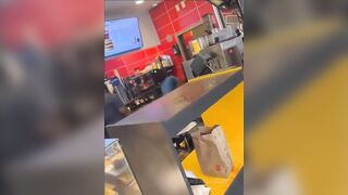 Woman Attacks McDonald's Staff Over Some Fries.. Gets Ass and Weave Handed to Her.