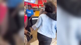 Woman Attacks McDonald's Staff Over Some Fries.. Gets Ass and Weave Handed to Her.