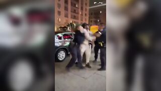 WTF: NYPD Officers Beat Pedestrian For Standing Too Close During Investigation.