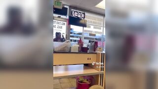 Girl Trying to Leave Without Paying Turns into a Banshee when Staff Locks the Doors