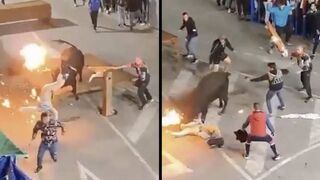 Man Gets Stripped Naked & Destroyed by an Angry Bull!