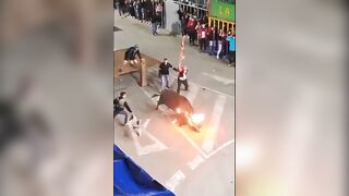 Man Gets Stripped Naked & Destroyed by an Angry Bull!