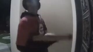 Armed Robber Disguised as Pizza Delivery Man Breaks into House & Shoots Resident!
